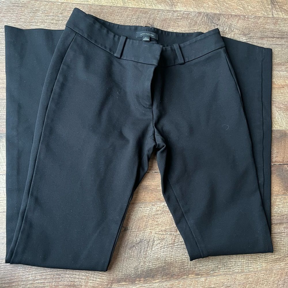 Ann Taylor Black Women’z Dress pants Sz 8T EUC - Picture 7 of 10